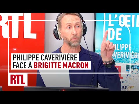 Philippe Caverivière face à Brigitte Macron