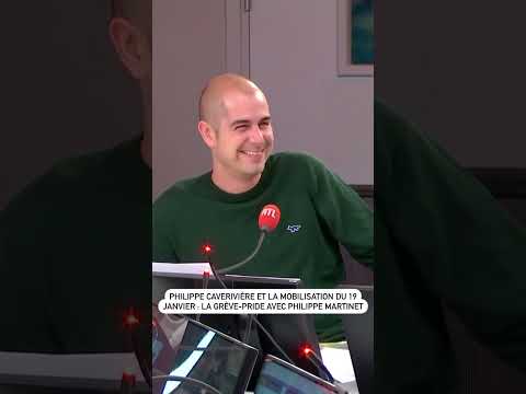 « la grève-pride avec Philippe Martinet en flic SM des Village-people ! »