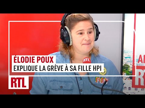 Elodie Poux explique la grève à sa fille HPI
