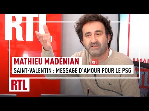 Mathieu Madénian : pour la Saint-Valentin, message d’amour pour le PSG