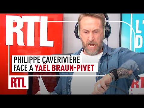 Philippe Caverivière face à Yaël Braun-Pivet, présidente de l’Assemblée nationale