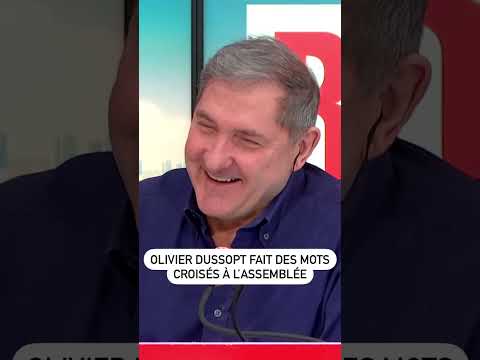 Olivier Dussopt fait des mots croisés pendant les débats à l&rsquo;Assemblée nationale