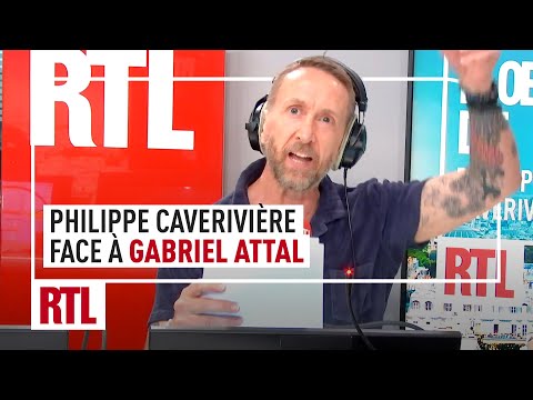 Philippe Caverivière face à Gabriel Attal