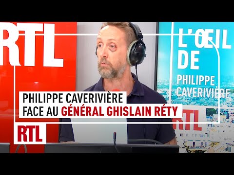 Philippe Caverivière face au Général Ghislain Réty, Commandant du GIGN