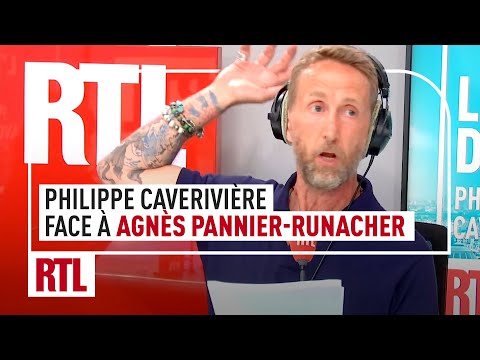 Philippe Caverivière face à Agnès Pannier-Runacher, ministre de la Transition énergétique