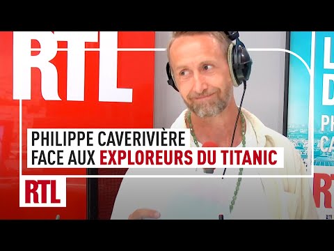Philippe Caverivière face aux exploreurs du Titanic