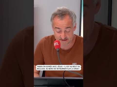 Sébastien Thoen en soirée avec Jésus « il est au bout du rouleau, au bord de retourner sur la croix »