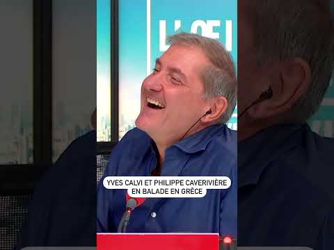 Anecdote : Yves Calvi et Philippe Caverivière en balade à Mykonos