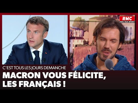 Macron vous félicite, les Français !