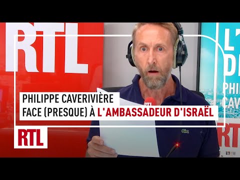 Philippe Caverivière face (presque) à Raphaël Morav, ambassadeur d’Israël en France