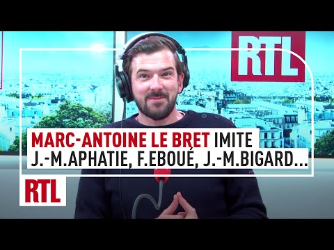 Marc-Antoine Le Bret imite Jean-Michel Aphatie, Fabrice Eboué, Kylian Mbappé, Renaud…