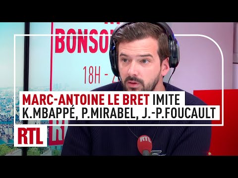 Marc-Antoine Le Bret imite Kylian Mbappé, Paul Mirabel, Jean-Pierre Foucault & Jean-Alphonse Richard