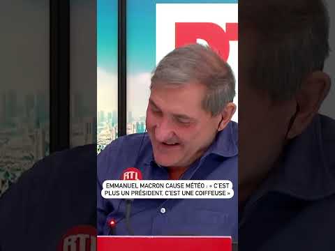 Emmanuel Macron dans le Nord pour causer météo : « c’est plus un président mais une coiffeuse »