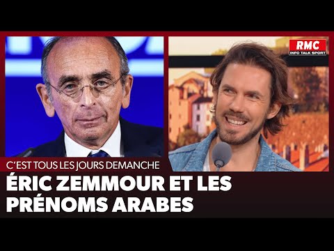 Arnaud Demanche : Éric Zemmour et les prénoms arabes