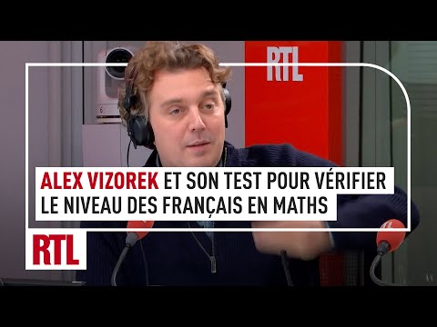 Alex Vizorek teste le niveau en maths des Français
