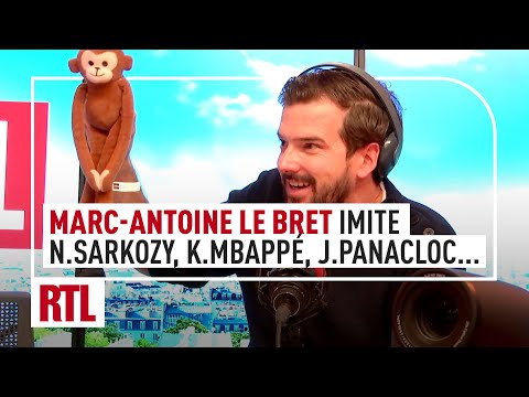 Marc-Antoine Le Bret imite Nicolas Sarkozy, Mac Lesggy, Kylian Mbappé et Jeff Panacloc