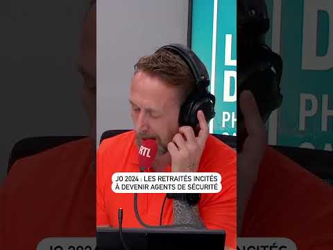 JO 2024 : les retraités incités à devenir agents de sécurité !
