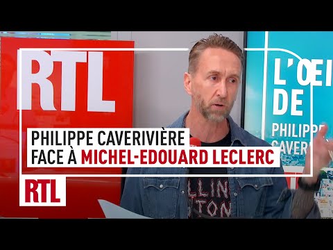 L’Œil de Philippe Caverivière face au président du groupe E.Leclerc