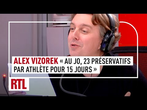 Alex Vizorek : » Au JO, 23 préservatifs par athlète pour 15 jours