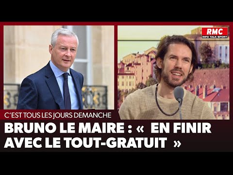 Arnaud Demanche : Bruno Le Maire : « En finir avec le tout-gratuit »