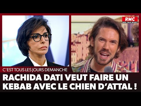 Arnaud Demanche : Rachida Dati veut faire un kebab avec le chien d’Attal !