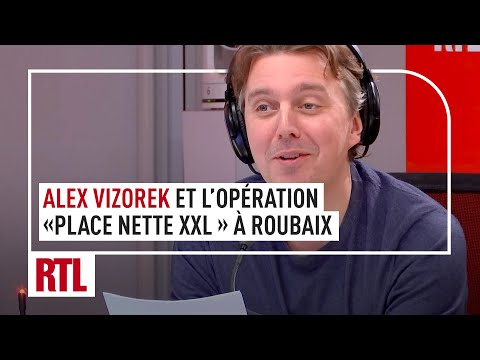 Alex Vizorek et l’opération « Place Nette XXL » à Roubaix