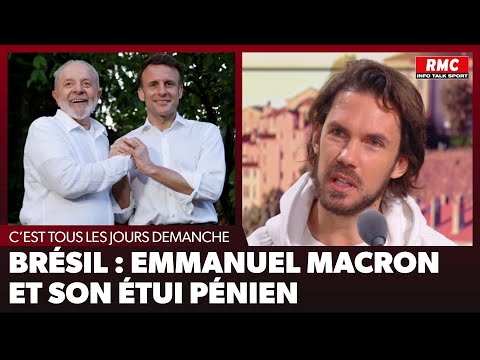 Arnaud Demanche : Brésil : Emmanuel Macron et son étui pénien