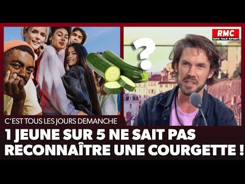Arnaud Demanche : 1 jeune sur 5 ne sait pas reconnaître une courgette !