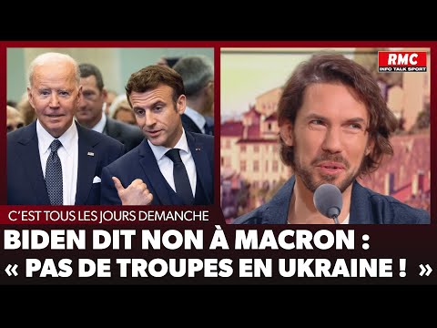 Arnaud Demanche – Biden dit non à Macron : « Pas de troupes en Ukraine ! »