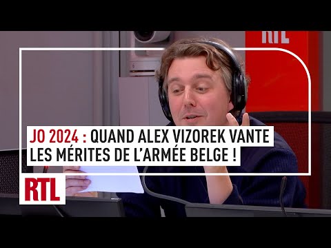 Alex Vizorek loue les services de l’armée belge en vue des JO 2024 !