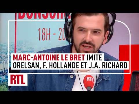 Marc-Antoine Le Bret imite Orelsan, François Hollande et Jean-Alphonse Richard,