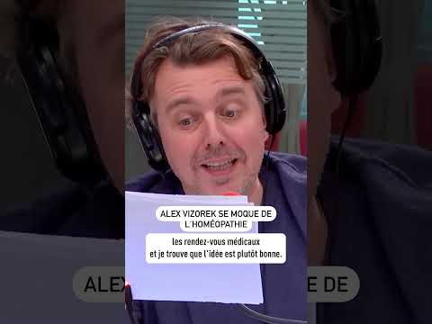 Alex Vizorek se moque de l’homéapathie