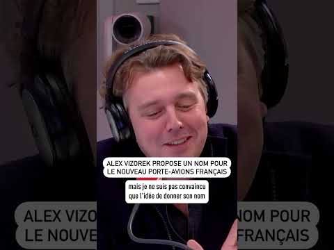 Alex Vizorek propose un nom pour le nouveau porte-avions français