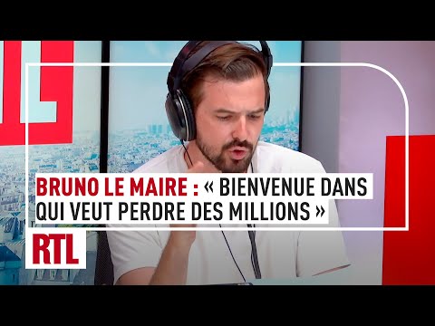 « Ici Bruno Le Maire, et bienvenue dans Qui veut perdre des millions ? »