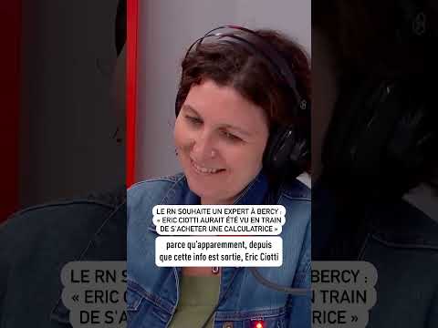 Le RN veut un « expert » à Bercy : « Eric Ciotti aurait été vu en train de s’acheter une calculatrice »