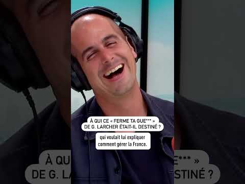A qui ce « ferme ta gue*** » de G. Larcher était-il destiné ?