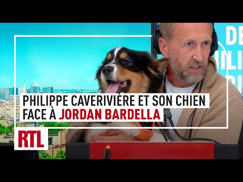 Philippe Caverivière et son chien face à Jordan Bardella