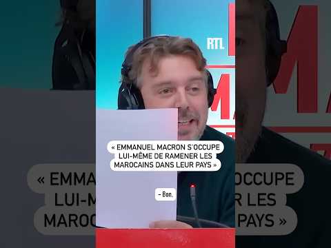 L’Oeil d’Alex Vizorek : « Emmanuel Macron s’occupe lui-même de ramener les marocains dans leur pays »