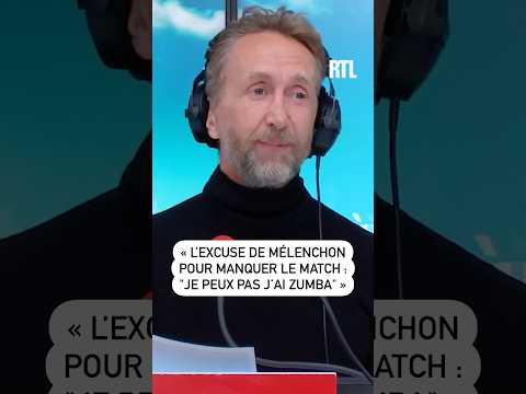 « L’excuse de Jean-Luc Mélenchon pour manquer le match de foot est : « Je peux pas j’ai Zumba! » 💃🤣