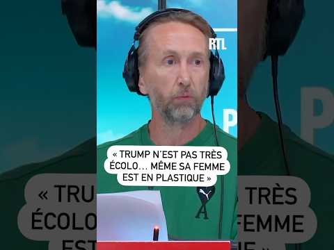 ♻️ « Donald Trump ce n’est pas trop son truc l’écologie… même sa femme est en plastique ! » 🤣