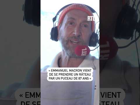 « Emmanuel Macron vient de se prendre un râteau par un puceau de 87 ans ! »🤣