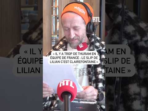 « Il y a trop de Thuram dans l’équipe de France : le slip de Lilian c’est clairefontaine » 🤣
