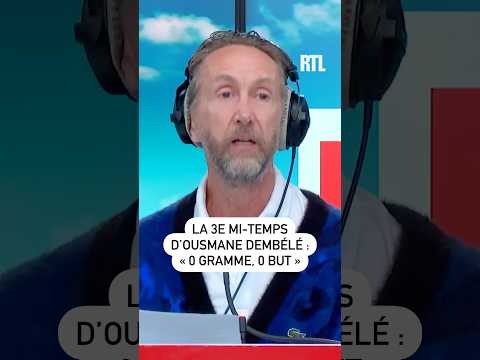 « Pour sa 3e mi-temps, Ousmane Dembélé a été cohérent : 0 gramme, 0 but ! » ⚽🥃