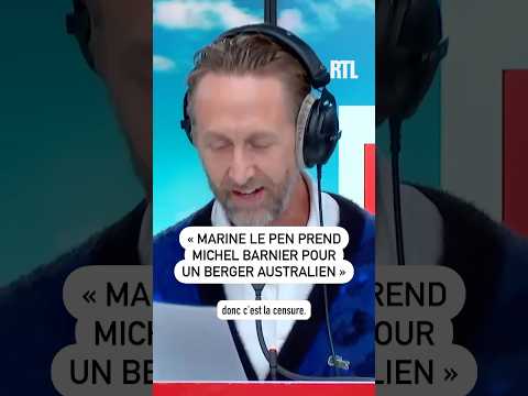 🐕 « Marine Le Pen prend Michel Barnier pour un berger allemand ! »