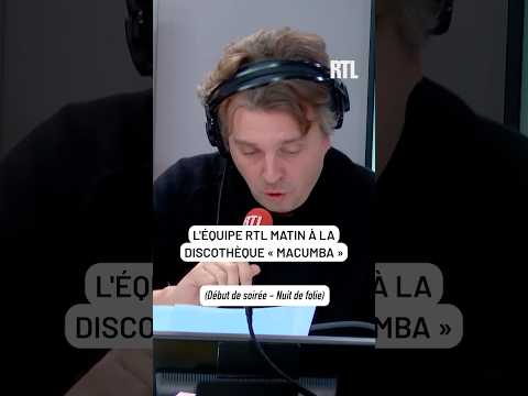 🕺 L’équipe RTL Matin à la dernière soirée de la discothèque « Macumba »