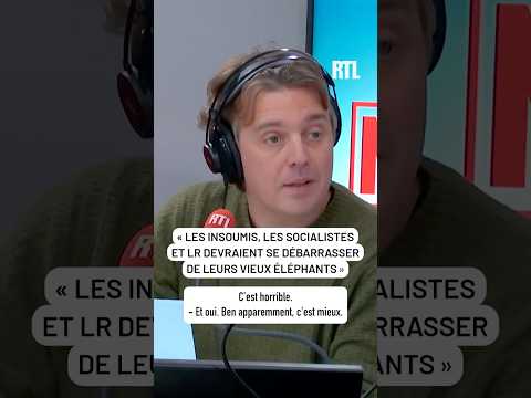 « 🤣 LFI, le PS ou LR devraient se débarrasser de leurs vieux éléphants »