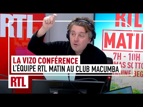 L’équipe RTL Matin à la dernière soirée de la discothèque « Macumba » (La Vizo Conférence)