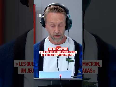 Philippe Caverivière : « Les questions pour Emmanuel Macron, un jeu présenté par Nikos Aliagas »