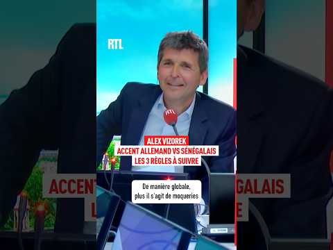 Accent allemand VS accent sénégalais : les 3 règles à suivre par Alex Vizorek