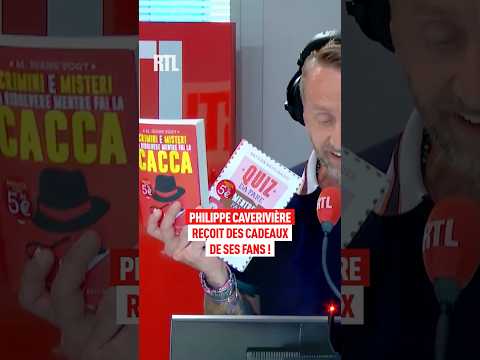Philippe Caverivière reçoit des cadeaux de ses fans !
